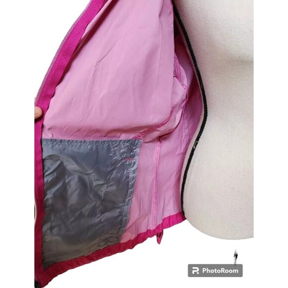 Columbia Nylon Running Hoodie Size Medium Pink Full Zip - Picture 7 of 9